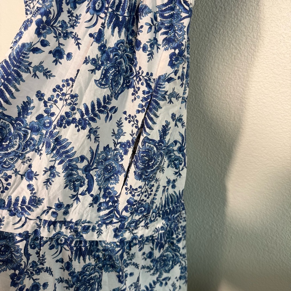 Anthropologie The Somerset Maxi Dress Blue and White Maxi Dress - Picture 8 of 15